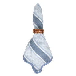 Cabana Stripe Napkin, Set of 4 in Ocean