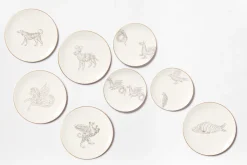 Calligraphario Multiple Dessert Plate, Set of 4