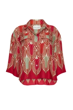 Calvia Shirt in Lana Egret