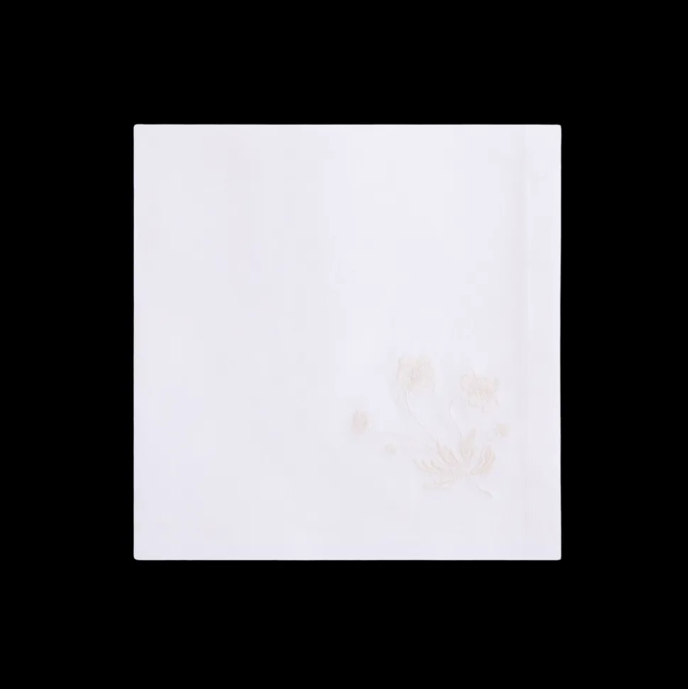 Camaieu Ivoire Embroidered Dinner Napkin