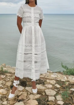 Camila Dress in White