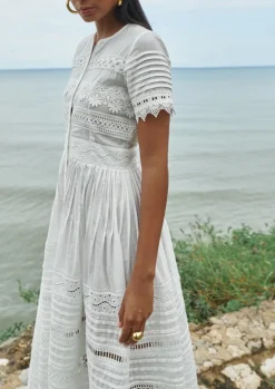 Camila Dress in White