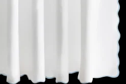 Camilla Pique Scallop Shower Curtain