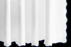 Camilla Pique Scallop Shower Curtain