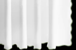 Camilla Pique Scallop Shower Curtain