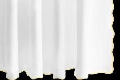 Camilla Pique Scallop Shower Curtain