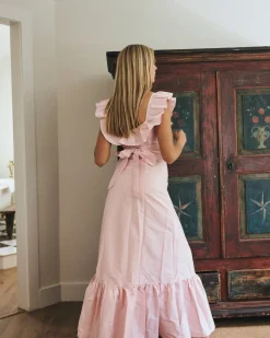 Camille Dress in Powder Pink