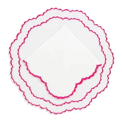 Camille Linen Placemats and Napkins, Set of 12