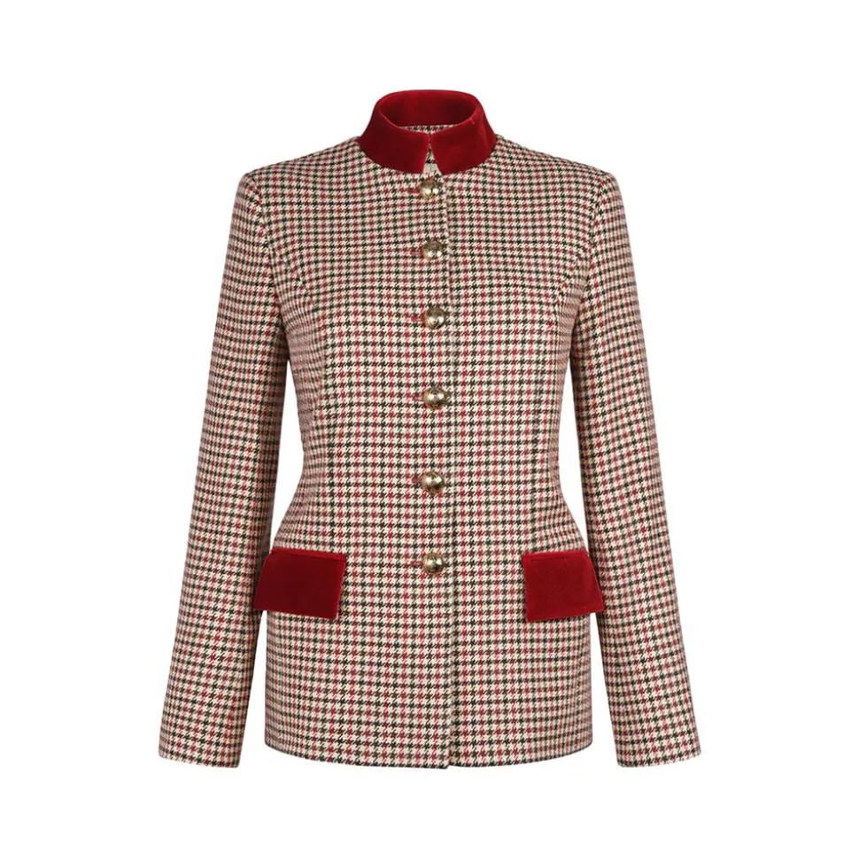 Camille Rosso in Plaid