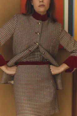 Camille Rosso in Plaid