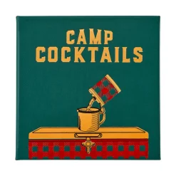 Camp Cocktails Bonded Leather