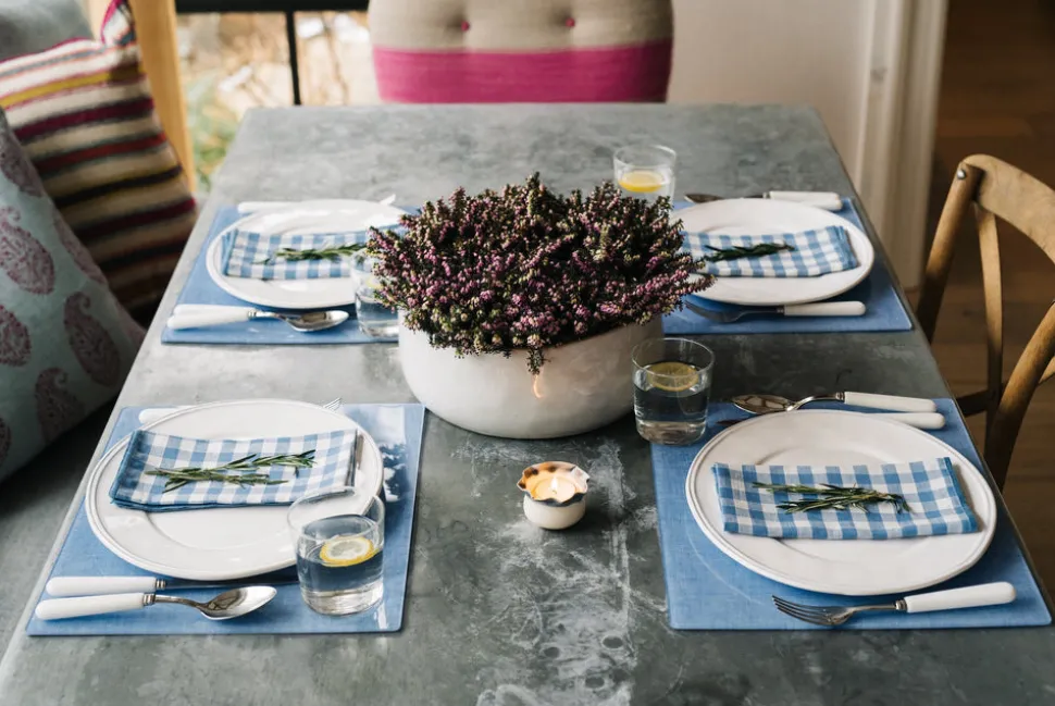 Campbell Blue Chambray Placemat
