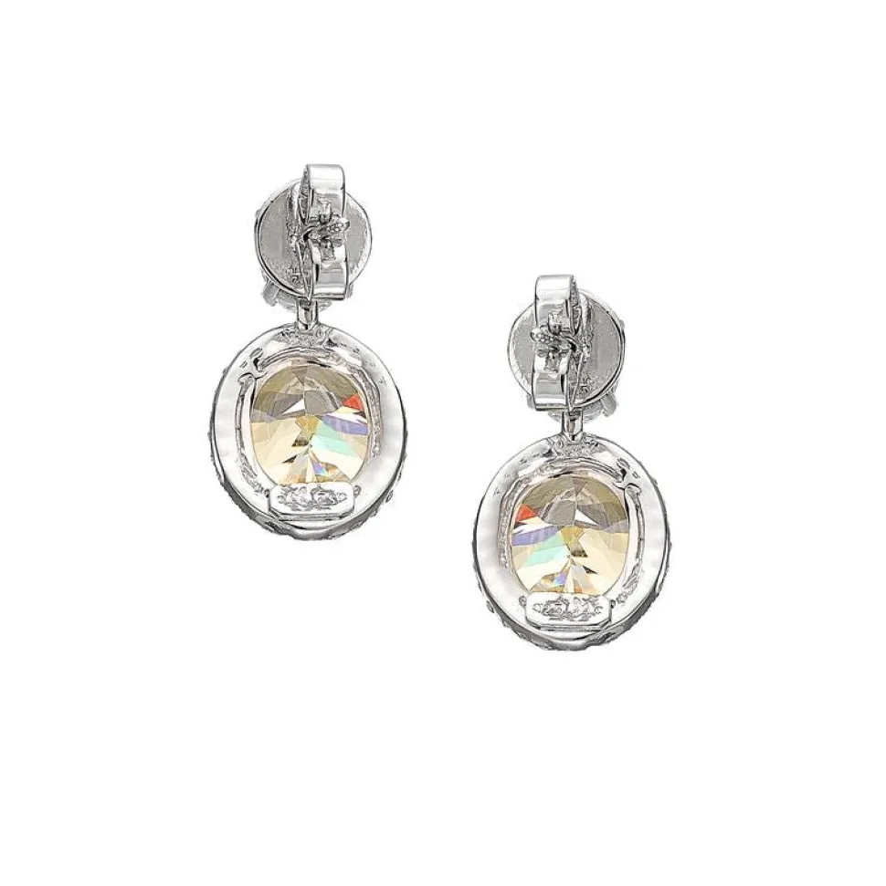 Canary Celestial Halo Earrings