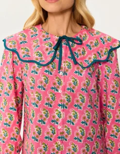 Candy Zinnia Apple Blouse