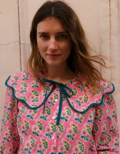 Candy Zinnia Apple Blouse