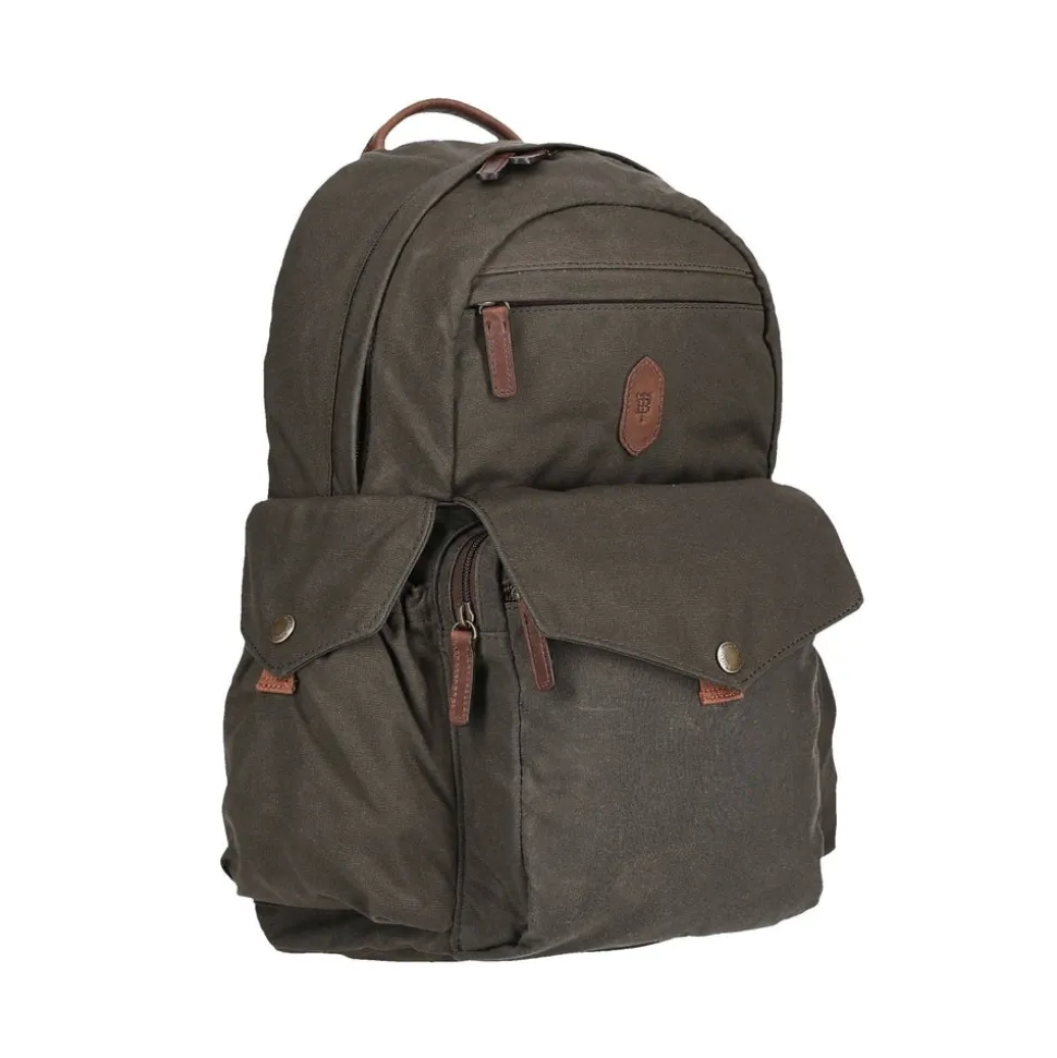 Canvas Backpack in Bark