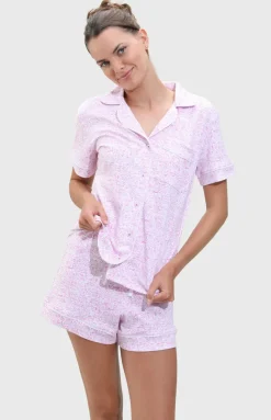 Cape Cod Women's Button Front Short Pajama Set