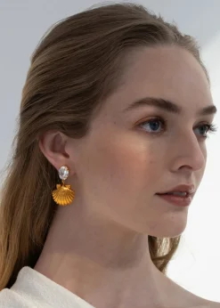 Capesante Earrings in Diamond