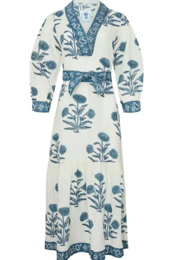 Capri Maxi Dress in Indigo