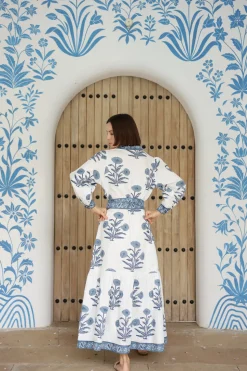 Capri Maxi Dress in Indigo