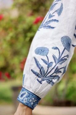 Capri Maxi Dress in Indigo