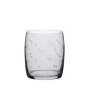 Carafe Glasses with Stars Design, Set of Four