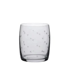 Carafe Glasses with Stars Design, Set of Four