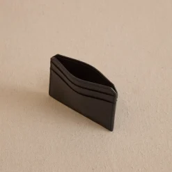 Card Case in Tumbled Grain Black