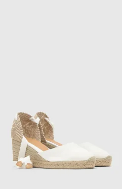 Carina 6 in White Cotton