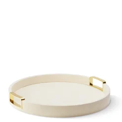 Carina Shagreen Round Tray