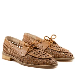 Carla Camel Leather Loafer