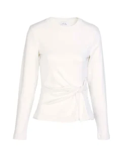 Carlita Top in Chalk