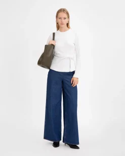 Carlita Top in Chalk