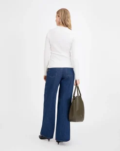 Carlita Top in Chalk