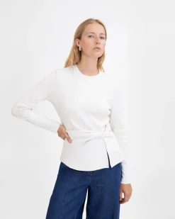 Carlita Top in Chalk