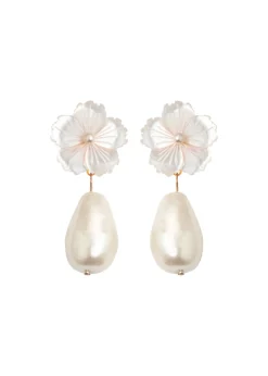 Carlla Earrings in Mother Of Pearl
