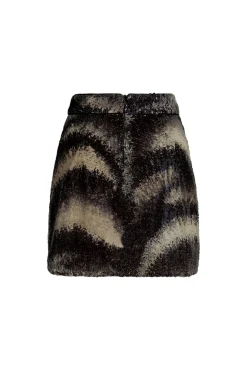 Carmelita Sequins Mini Skirt in Black