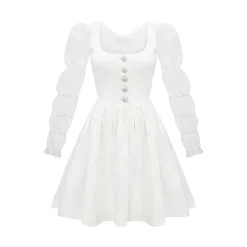 Carolina Dress in White