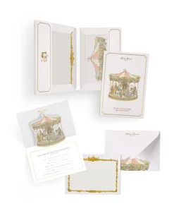 Carousel Pop-Up Invitation Set