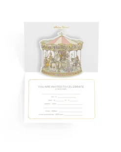 Carousel Pop-Up Invitation Set