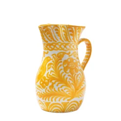 Casa Amarilla Large Pitcher with Hand-painted Designs