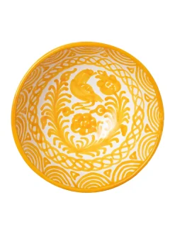 Casa Amarilla Medium Bowl with Hand-painted Designs