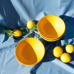 Casa Amarilla Medium Bowl with Yellow Glaze