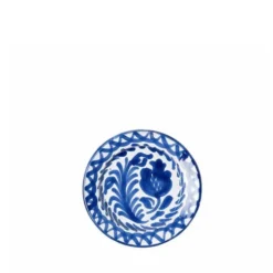 Casa Azul Mini Plate with Hand-painted Designs