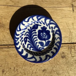 Casa Azul Mini Plate with Hand-painted Designs