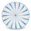 Casa Celeste Dinner Plate with Candy Cane Stripes