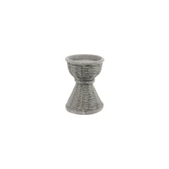 Casa Gray Short Candlestick