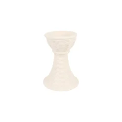Casa Ivory Short Candlestick