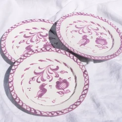 Casa Lila Dinner Plate with Traditional Designs