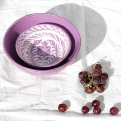 Casa Lila Medium Bowl with Lilac Glaze